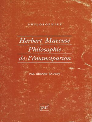 cover image of Herbert Marcuse